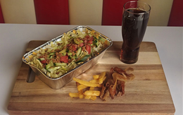 Kapsalon z mięsem kraftowym